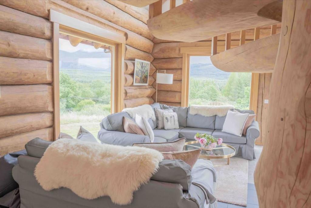 Wild Nurture Eco Luxury Offgrid Log Cabin Форт-Уильям Экстерьер фото